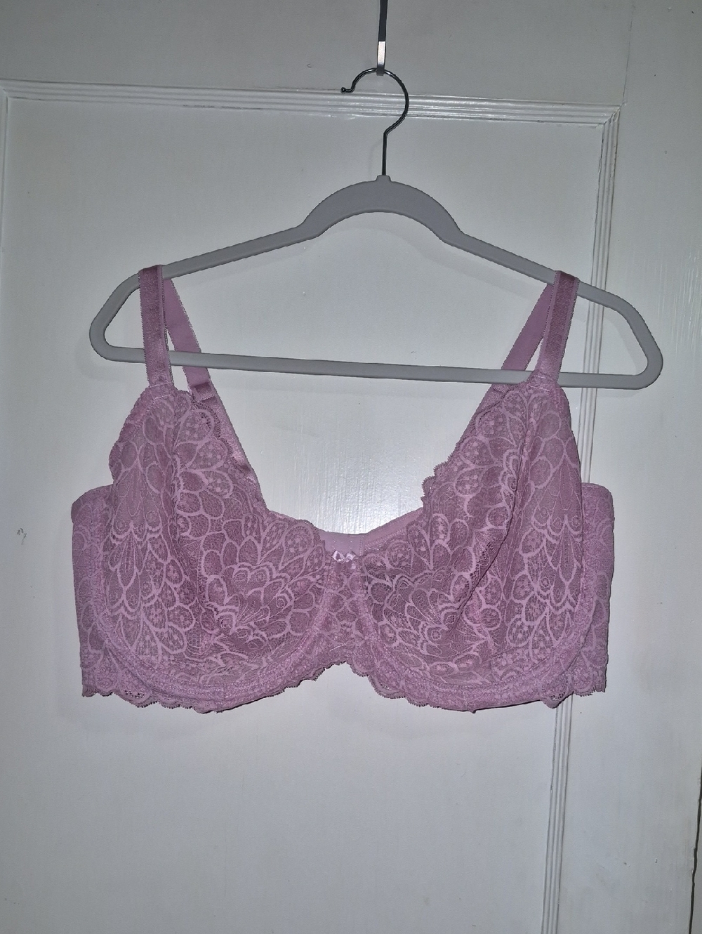 Lace Underwire Bra in Light Lavender - Women Intimates